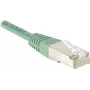 EXERTIS CONNECT Cat.5e F/UTP komutācijas kabelis, zaļš, 0,3 m, RJ45, Slim Snagless 857070
