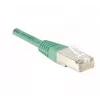 EXERTIS CONNECT Cat.5e F/UTP komutācijas kabelis, zaļš, 0,3 m, RJ45, Slim Snagless 857070