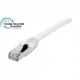 EXERTIS CONNECT Cat. 6A S/FTP komutācijas kabelis, TPE, bez halogēniem, GRS sertificēts, ar aizsargātu fiksatoru, balts, 1,5 m 854558