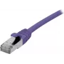 EXERTIS CONNECT Cat 6A S/FTP tīkla kabelis, violets, 2 m 858518