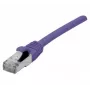 EXERTIS CONNECT Cat 6A S/FTP tīkla kabelis, violets, 3,0 m, ar slaidu aizsarguzmavu 858519