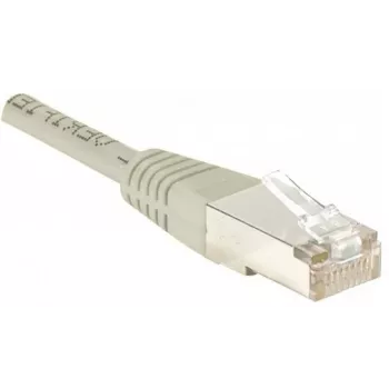 EXERTIS CONNECT Cat.6 F/UTP Ethernet tīkla kabelis, pelēks, 1,5 m, ar slaidu lieces aizsardzību, bez aizķeršanās, RJ45 857900