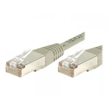 EXERTIS CONNECT Cat.6 F/UTP Ethernet tīkla kabelis, pelēks, 1,5 m, ar slaidu lieces aizsardzību, bez aizķeršanās, RJ45 857900