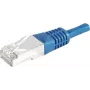 EXERTIS CONNECT Cat.6a F/UTP tīkla kabelis, 3m, zils, 10 Gbps, ar slaidu lieces aizsardzību 859521