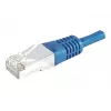 EXERTIS CONNECT Cat.6a F/UTP tīkla kabelis, 3m, zils, 10 Gbps, ar slaidu lieces aizsardzību 859521