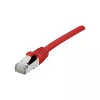 EXERTIS CONNECT Cat 6A S/FTP tīkla kabelis, sarkans, 0,3 m, ar slaidu aizsarguzmavu 858466