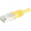EXERTIS CONNECT 858339 Cat.6A S/FTP savienojuma kabelis, 20 m, dzeltens, Slim Boot