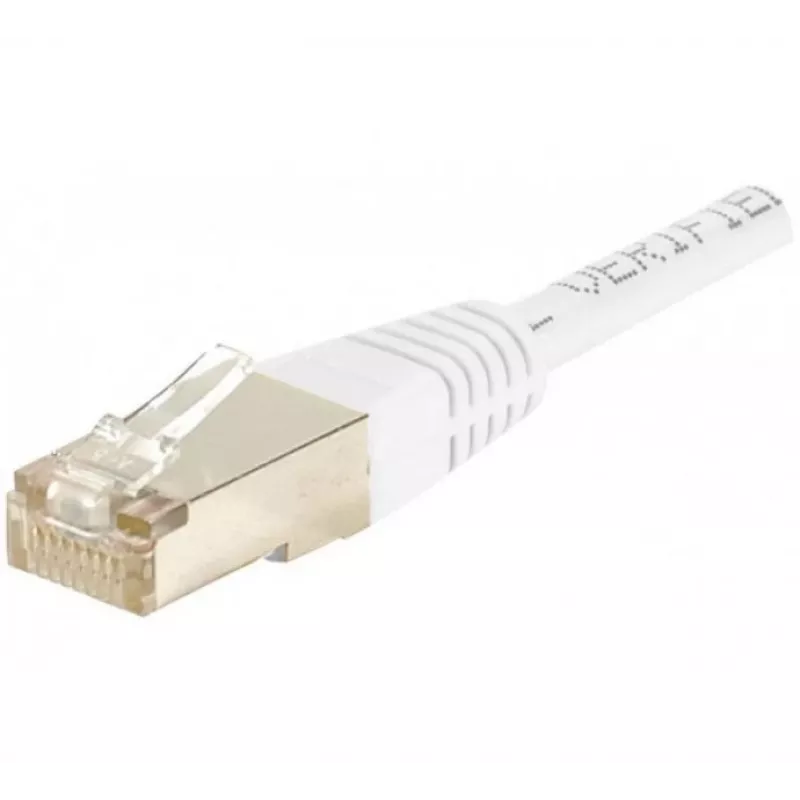 EXERTIS CONNECT Cat.6 S/FTP PiMF tīkla kabelis, balts, 0,7 m 856842