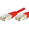 Exertis Connect 856847 Cat6 S/FTP komutācijas kabelis, 1 m, sarkans