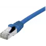 EXERTIS CONNECT Cat 6A S/FTP tīkla kabelis, zils, 1,0 m, slaids snagless aizsarguzmava 858452