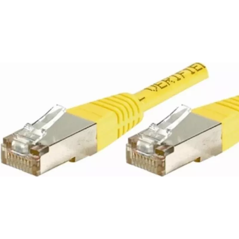 Exertis Connect Cat6 S/FTP Ethernet tīkla kabelis, RJ45, dzeltens, 3 m 856876
