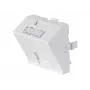 Dexlan priekšējā paneļa ieliktnis 45 x 45 mm 1 Keystone modulim, 30°, signālbalts RAL 9003 (911712)