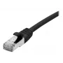 EXERTIS CONNECT 858482 Cat 6A S/FTP savienojuma kabelis, 0,3 m, melns, Slim Boot