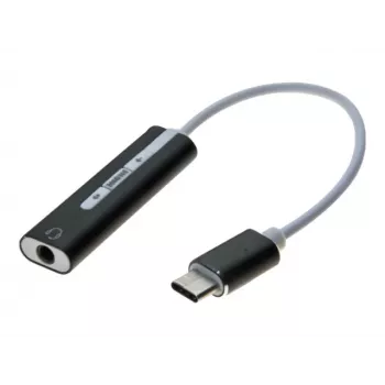 Exertis Connect USB-C uz 3,5 mm audio adapteris - 24 kontaktu USB-C vīrišķais uz stereo mini-phone sievišķo (921555)