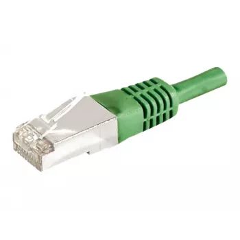 EXERTIS CONNECT Cat.6a F/UTP komutācijas kabelis, 0,15 m, zaļš, 10 Gbps 859545