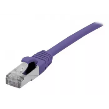 EXERTIS CONNECT Cat 6A S/FTP komutācijas kabelis, violets, 20 m, slaids ar aizsargātu fiksatoru, 10 Gbps 858524