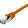 EXERTIS CONNECT 858529 Cat 6A S/FTP savienojuma kabelis, 0,15 m, oranžs, Slim Boot