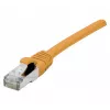 EXERTIS CONNECT 858529 Cat 6A S/FTP savienojuma kabelis, 0,15 m, oranžs, Slim Boot