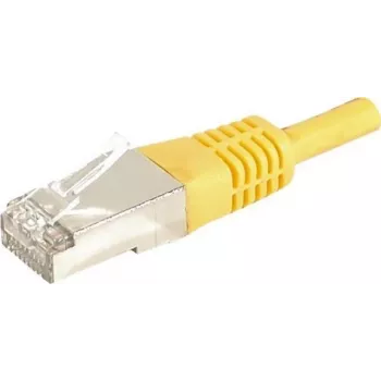 EXERTIS CONNECT Cat.6a F/UTP komutācijas kabelis, dzeltens, 5m, 10 Gbps 859567
