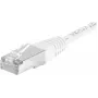 EXERTIS CONNECT Cat.6a F/UTP tīkla kabelis, 0,5 m, balts, 10 Gbps, RJ45, Snagless 859577