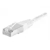 EXERTIS CONNECT Cat.6a F/UTP tīkla kabelis, 0,5 m, balts, 10 Gbps, RJ45, Snagless 859577