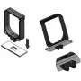 IT-BUDGET kabeļu vadības kronšteins, plastmasa - HxW 60 x 40 mm - klikšķa stiprinājums 19 inch līmenī - melns (01900651010)