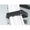 IT-BUDGET kabeļu vadības kronšteins, plastmasa - HxW 60 x 40 mm - klikšķa stiprinājums 19 inch līmenī - melns (01900651010)
