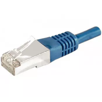 EXERTIS CONNECT Cat.6a F/UTP tīkla kabelis, RJ45, zils, 0,3 m, 10 Gbps 859516