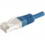 EXERTIS CONNECT Cat.6a F/UTP tīkla kabelis, RJ45, zils, 0,3 m, 10 Gbps 859516