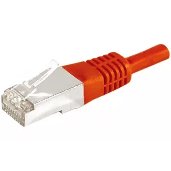 EXERTIS CONNECT Cat.6a F/UTP komutācijas kabelis, sarkans, 0,3 m, 10 Gbps, slaids snagless 859531