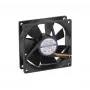 Exertis Connect Evercool 80 mm korpusa ventilators - Sleeve gultnis, 2000 RPM, 26.5 CFM, melns 910184
