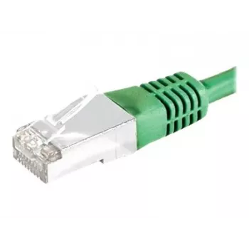 EXERTIS CONNECT Cat.6a F/UTP komutācijas kabelis, 1,5 m, zaļš, 10 Gbps 859549