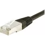 EXERTIS CONNECT Cat6 S/FTP tīkla komutācijas kabelis, 0,15m, melns 856816