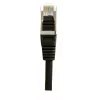 EXERTIS CONNECT Cat6 S/FTP tīkla komutācijas kabelis, 0,15m, melns 856816