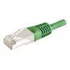 EXERTIS CONNECT 859553 Cat.6a F/UTP savienojuma kabelis, 7,5 m, zaļš, 10 Gbps, slim boot