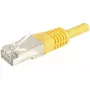 EXERTIS CONNECT 859560 Cat.6a F/UTP savienojuma kabelis, 0,15 m, dzeltens, 10 Gbps, Slim Boot