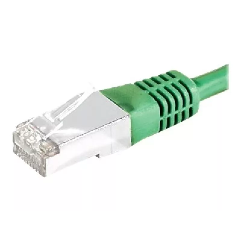 EXERTIS CONNECT Cat.6A S/FTP tīkla kabelis (patch cable), 0,5 m, zaļš 858345