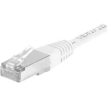 EXERTIS CONNECT 859579 Cat.6a F/UTP savienojuma kabelis, 1,5 m, balts, 10 Gbps, Slim Boot