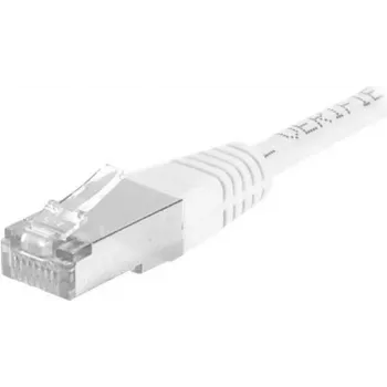 EXERTIS CONNECT Cat.6a F/UTP tīkla kabelis, 3 m, balts, 10 Gbps, RJ45, Slim Snagless 859581