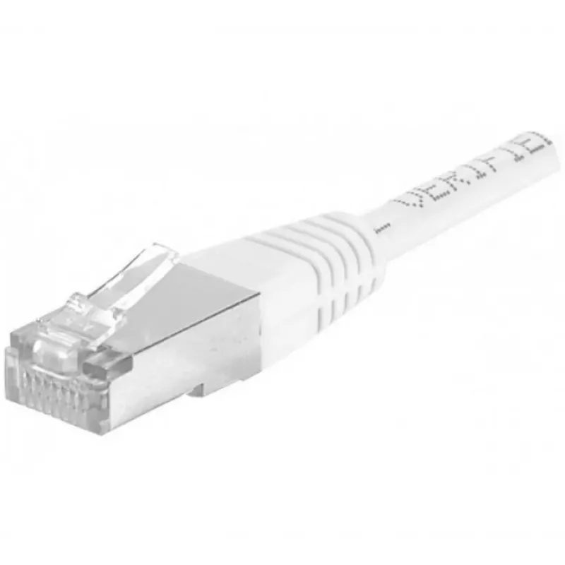 EXERTIS CONNECT Cat.6a F/UTP tīkla kabelis, 3 m, balts, 10 Gbps, RJ45, Slim Snagless 859581