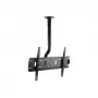 EXERTIS CONNECT griestu stiprinājums 37-60 collu plakanajiem ekrāniem, VESA līdz 600x400, 80 kg, ar sasvēršanu un pagriešanu, melns 903231