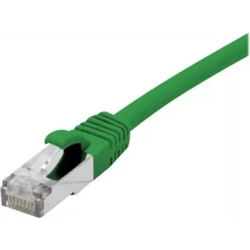 EXERTIS CONNECT Cat 6A S/FTP tīkla kabelis, 1,5 m, zaļš, slaids ar aizsargātu fiksatoru 858437
