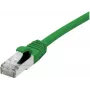 EXERTIS CONNECT Cat 6A S/FTP tīkla kabelis, 1,5 m, zaļš, slaids ar aizsargātu fiksatoru 858437