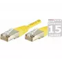 EXERTIS CONNECT Cat.5e F/UTP tīkla kabelis, 0,3m, dzeltens 857090