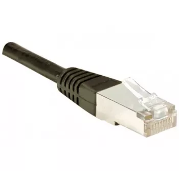 EXERTIS CONNECT Cat5e F/UTP tīkla kabelis, RJ45, melns, 0,3 m 857120