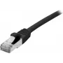 EXERTIS CONNECT Cat6a SFTP komutācijas kabelis RJ45 10m LSZH melns 858490