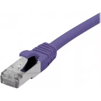 EXERTIS CONNECT 858515 Cat 6A S/FTP savienojuma kabelis, 0,5 m, violets, Slim Boot