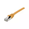 EXERTIS CONNECT Cat 6A S/FTP tīkla kabelis, 1,0 m, oranžs, ar slaidu atslogošanas uzmavu 858532