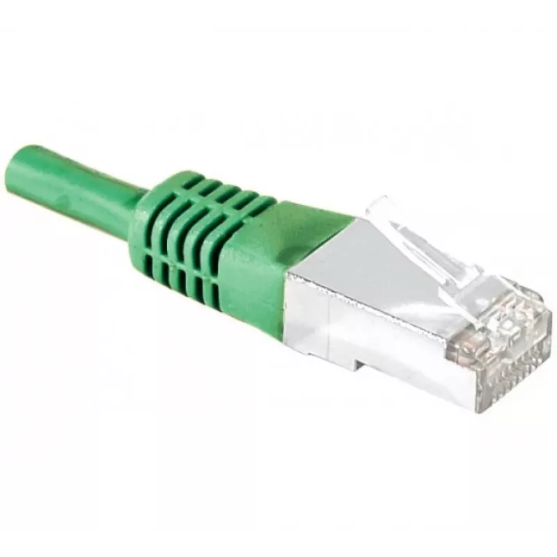 EXERTIS CONNECT Cat.6A S/FTP komutācijas kabelis, 2m, zaļš 858348