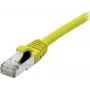 EXERTIS CONNECT 858418 Cat 6A S/FTP savienojuma kabelis, 0,3 m, dzeltens, slim boot
